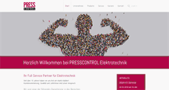 Desktop Screenshot of presscontrol.de